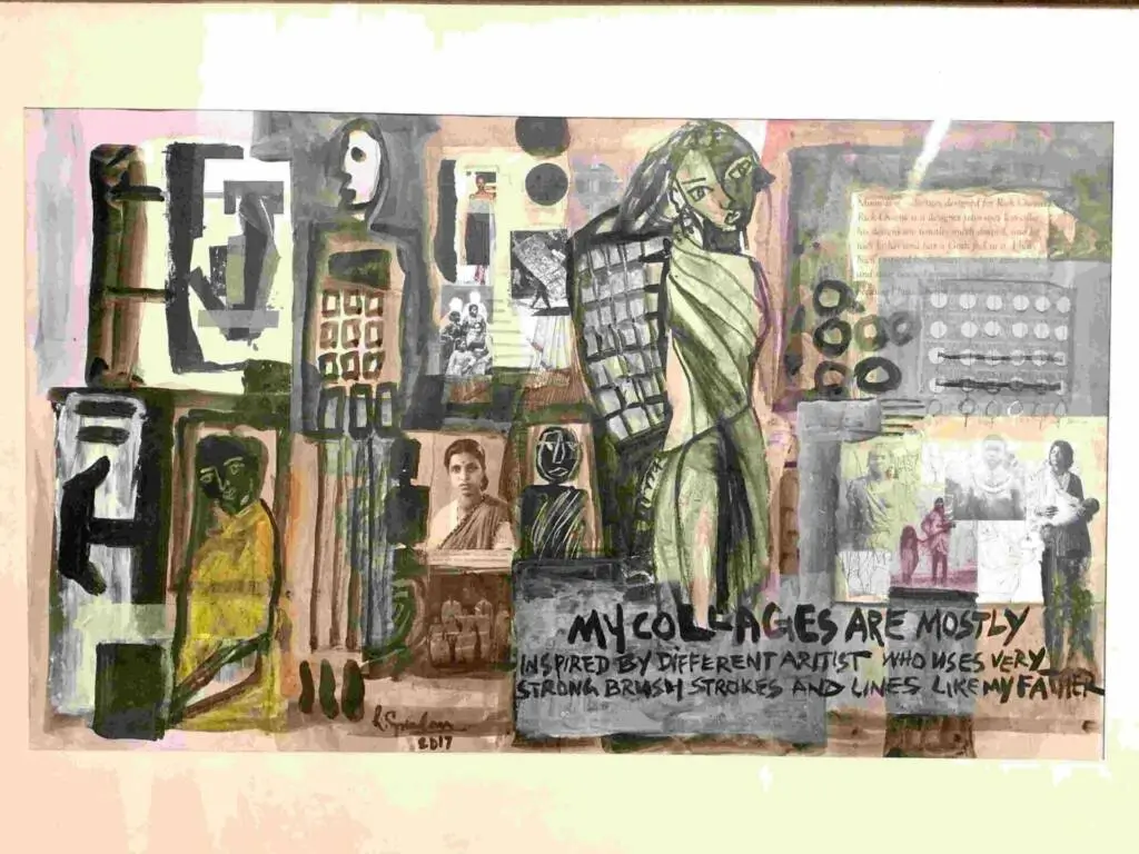 An artistic composition that combines visually striking images with meaningful text, illustrating the harmony of words and visuals.