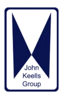 Logo of John Keells Group, featuring a modern design that represents the company's diverse business interests.